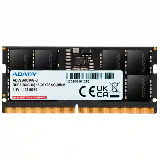 Memoria Ram Portátil Adata Ddr5 16gb 5600mt/s