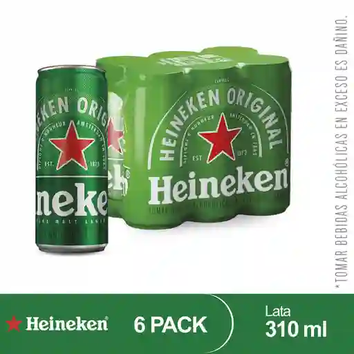 Heineken Lata 310 X6