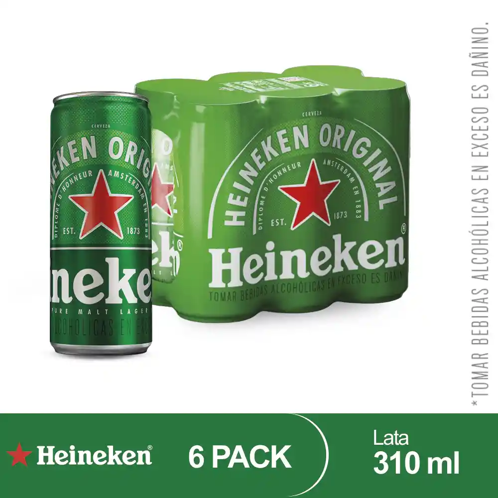 Heineken Lata 310 X6