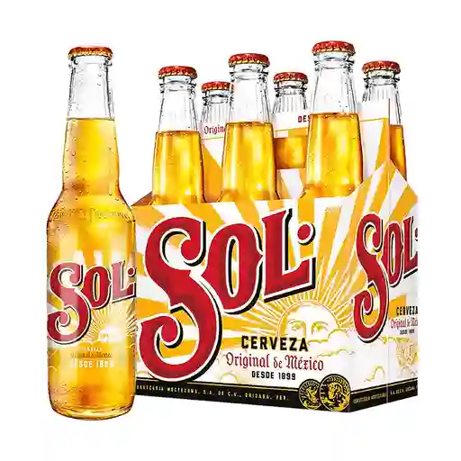 Cerveza Sol 250 X6