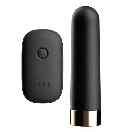 Bala Vibradora Con Control Natsume 10 Velocidades Recargable Negro