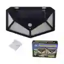 Lámpara Solar 180 Leds Exterior, Iluminación Eficiente Y Resistente