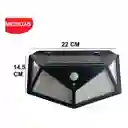 Lámpara Solar 180 Leds Exterior, Iluminación Eficiente Y Resistente