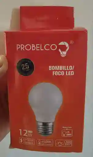 Bombillo Foco Led Ahorrador De Energia A+ 12w Voltaje 85-265v 50/60hz Lux 1200lm Cct 6500k Probelco