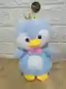 Peluche Pingüino Bufanda O Moño De 28cm