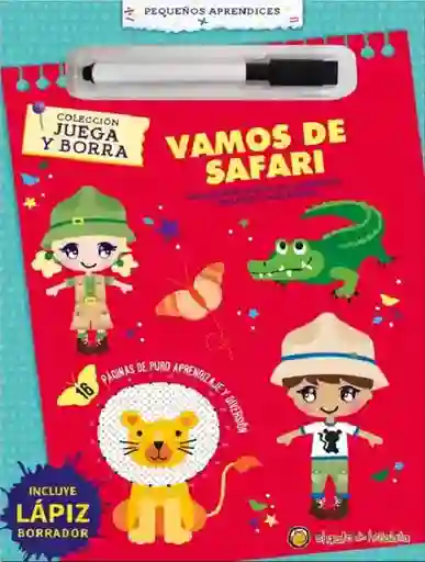 Libro Actividades Vamos Al Safari Juega Y Borra Para Niños