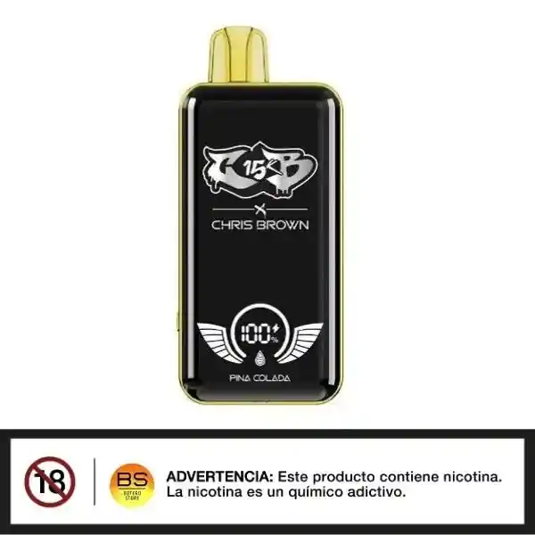 Vape Pina Colada Cb X Chris Brown 15000 Puffs