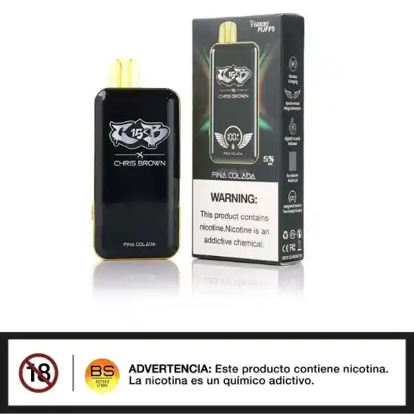 Vape Pina Colada Cb X Chris Brown 15000 Puffs