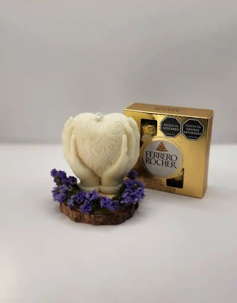 Tu Corazón En Mis Manos Con Caja De Ferrero Rocher