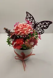 Arreglo De Flores "tropical Encantado" Con Aroma A Flores