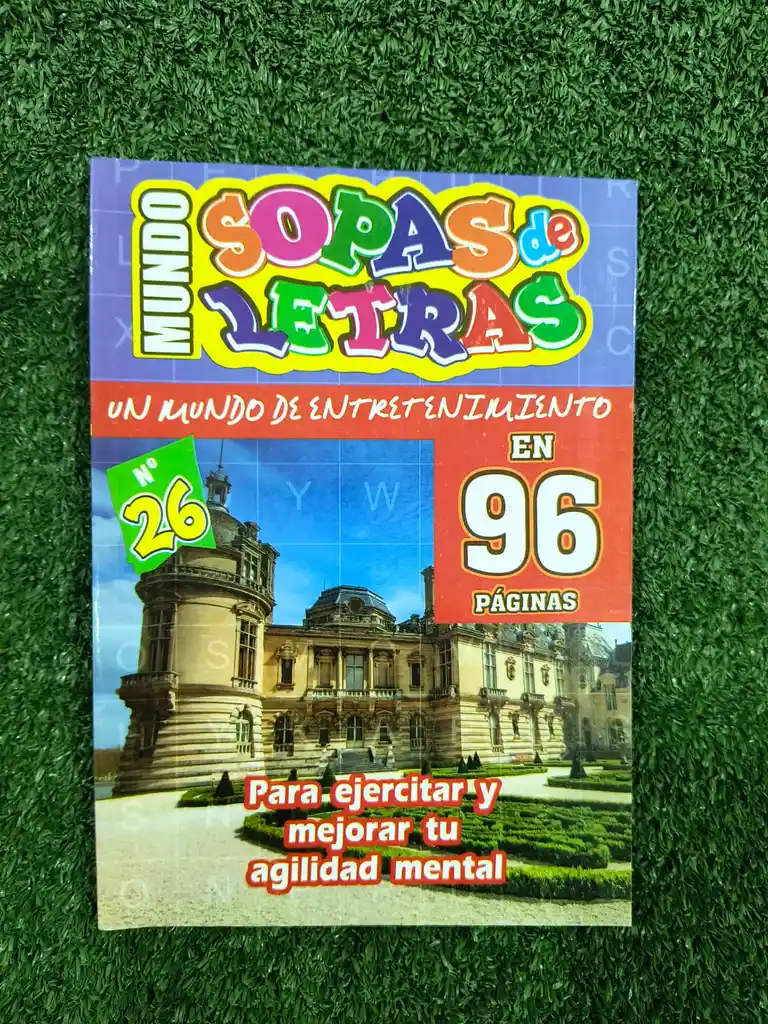 Sopa De Letras | 96 Paginas | Gym Mental | Gimnasio Mental | Juegos | Entretenimiento