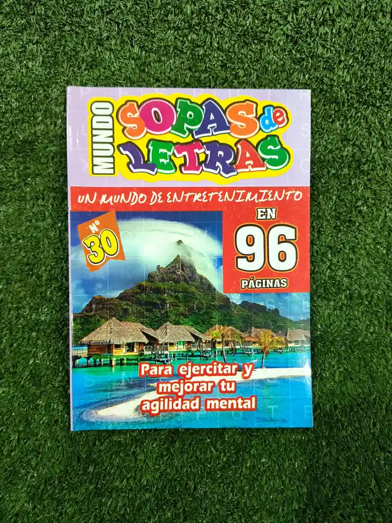 Sopa De Letras | 96 Paginas | Gym Mental | Gimnasio Mental | Juegos | Entretenimiento