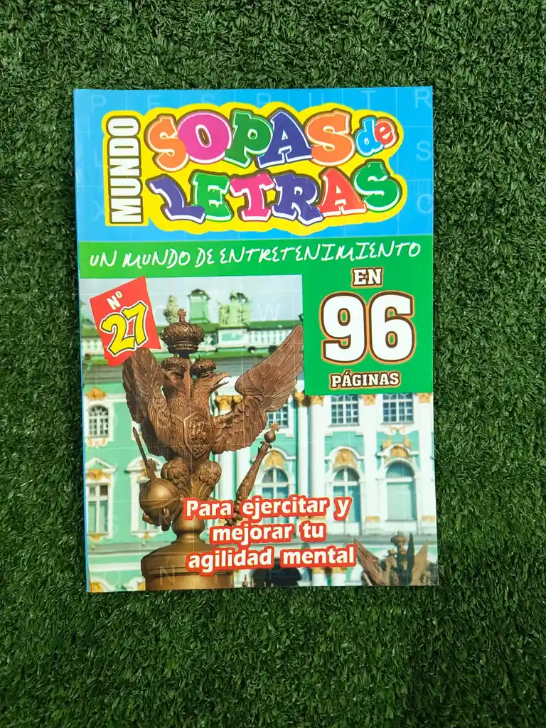 Sopa De Letras | 96 Paginas | Gym Mental | Gimnasio Mental | Juegos | Entretenimiento