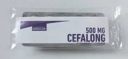 Cefalong (cefalexina) 500 Mg Blister X 8 Tabletas