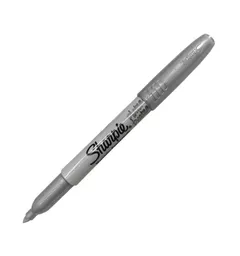 Sharpie Marcador Fino Metalizado Plateado