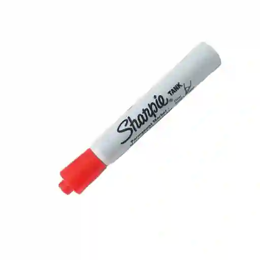 Sharpie Marcador Tank Permanente Color Rojo
