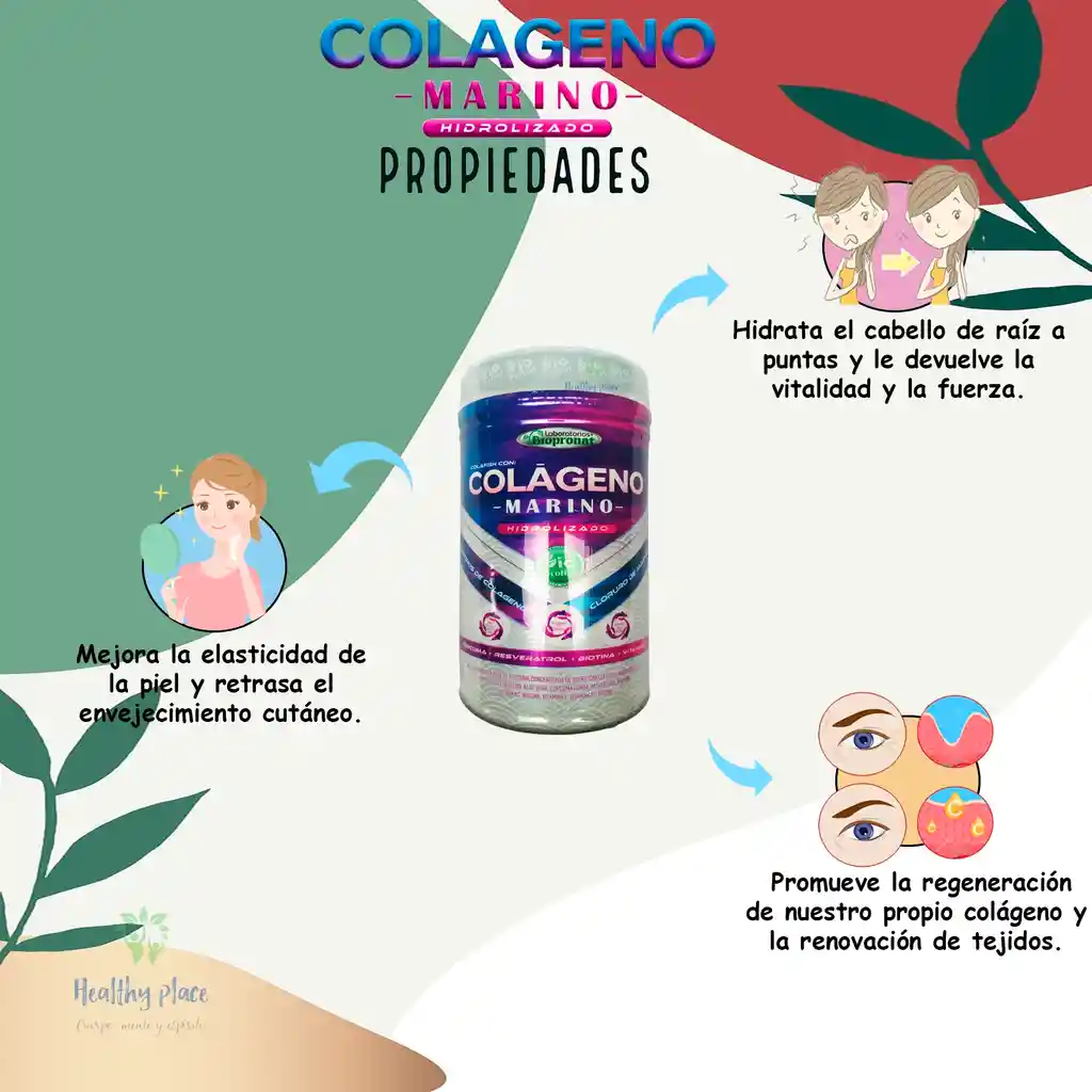 Colageno Marino Hidrolizado 800g Biopronat