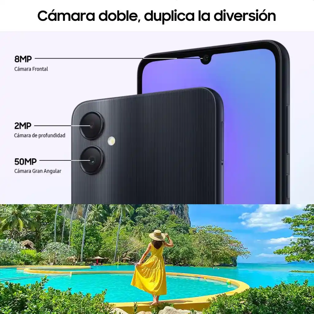 Celular Samsung Galaxy A05 Dual Sim 64gb 4gb 67 50mpx Blk