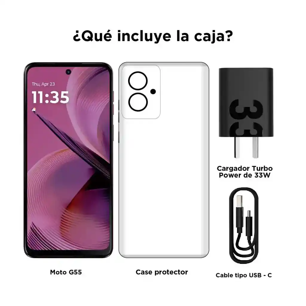 Celular Motorola Moto G55 5g Dual Sim 256gb /8gb, 6.5'', Pnk