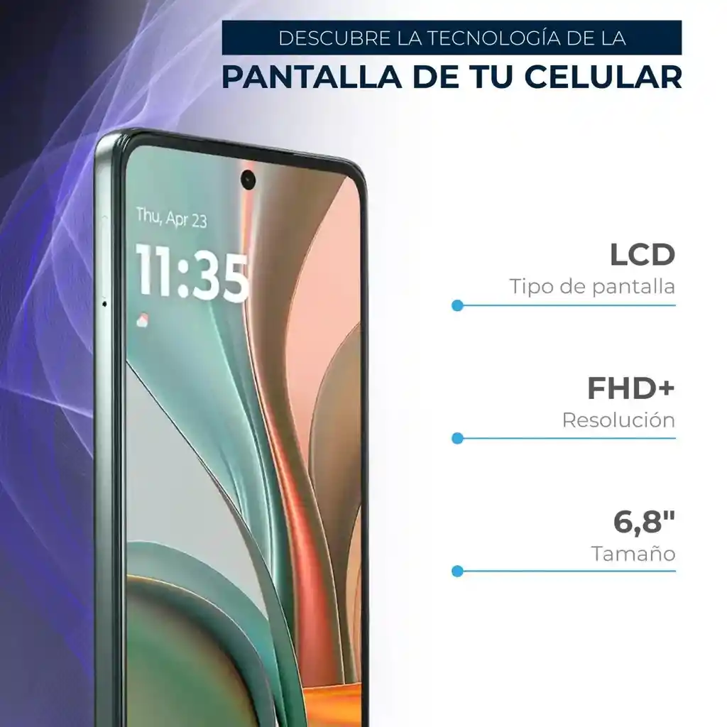Celular Motorola Moto G75 5g Dual Sim 256gb /8gb, 6.78'', Vrd