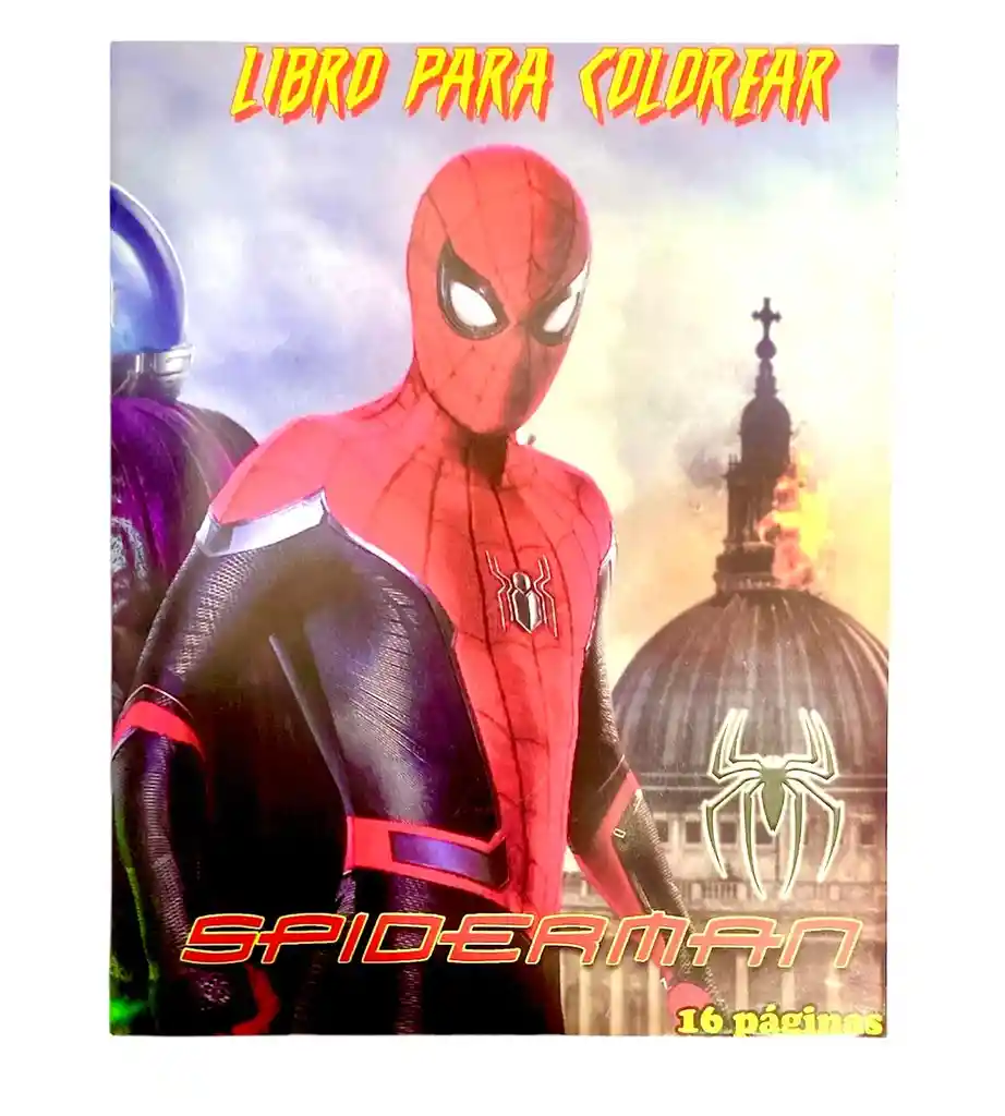 Libro De Actividades Y Colorear Spiderman 16 Paginas