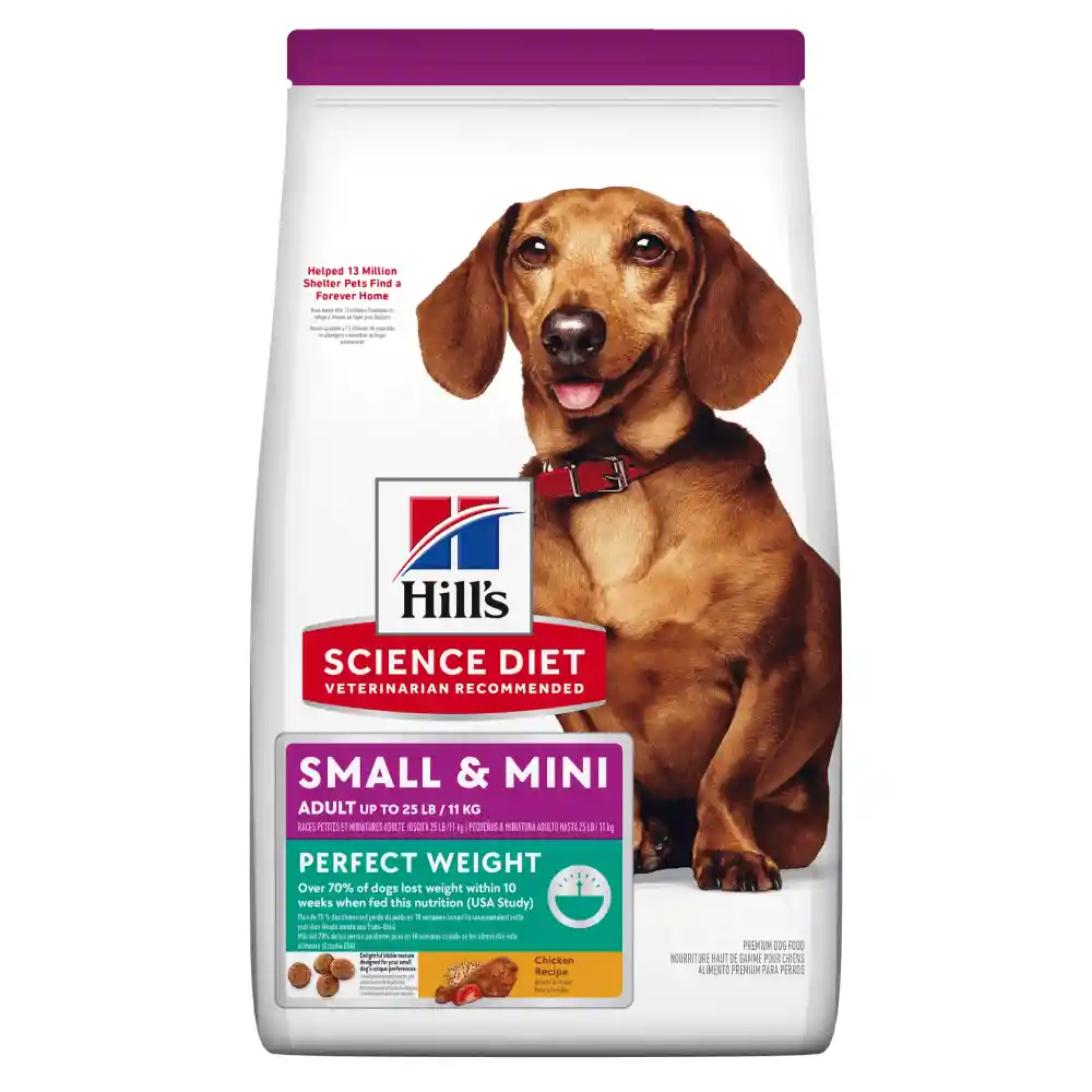 Hills Science Diet Alimento Para Perro Adulto Perfect Weight Sm 1,8 Kg