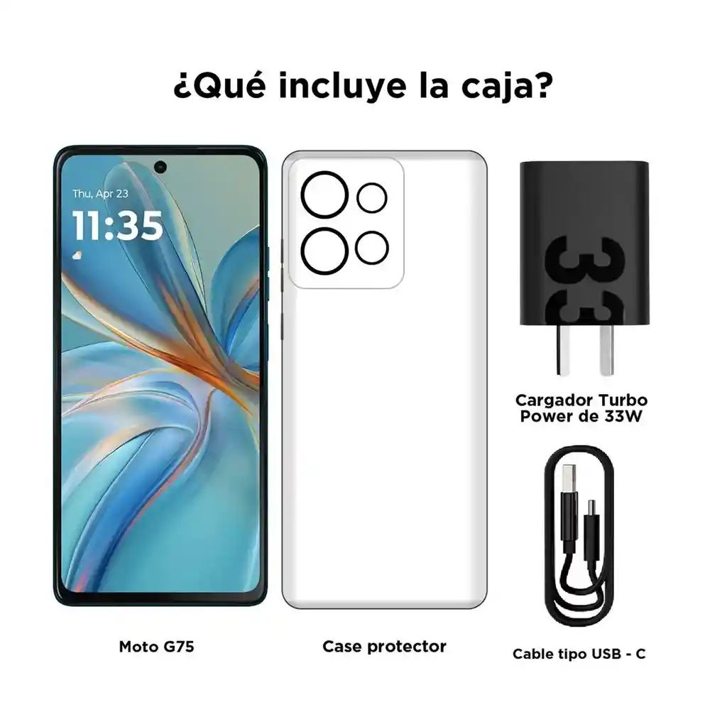 Celular Motorola Moto G75 5g Dual Sim 256gb /8gb, 6.78'', Azl