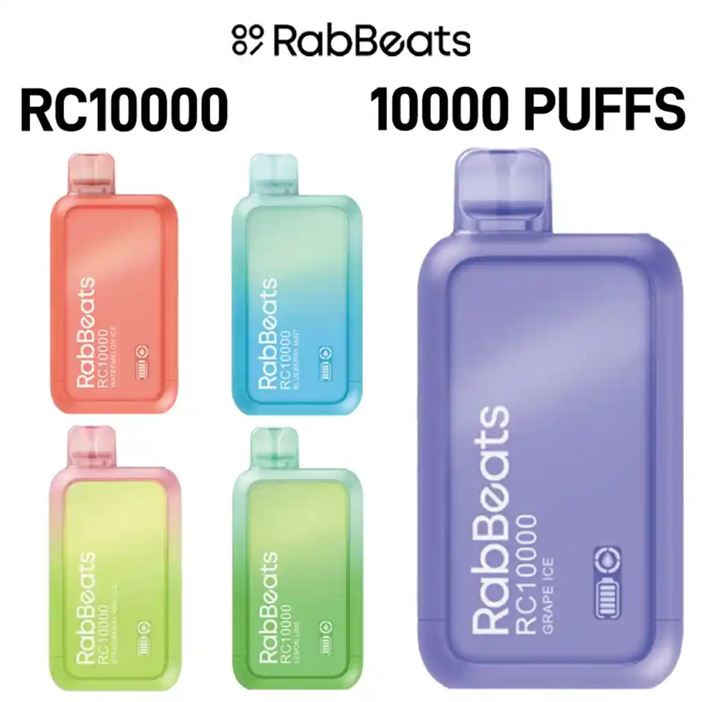 Rabbeat 10000 Puff Strawerry Kiwi Ice