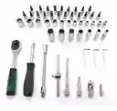 Juego De Rachet 53 Piezas Chrome Vanadium Con Estuche Innovo