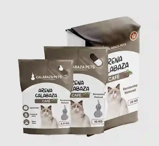 Arena Para Gatos Calabaza Cafe 4.5 Kg