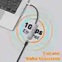 Adaptador Ethernet Usb Rj45 Lan Hub Alta Velocidad