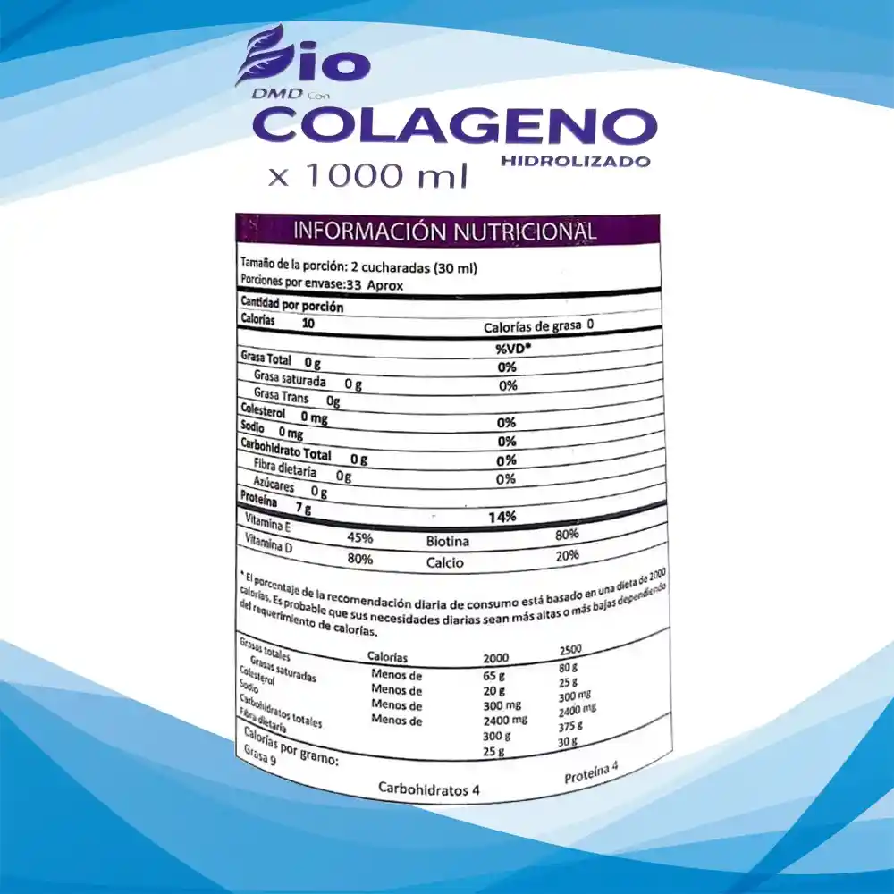 Colageno Hidrolizado 1lt Biopronat