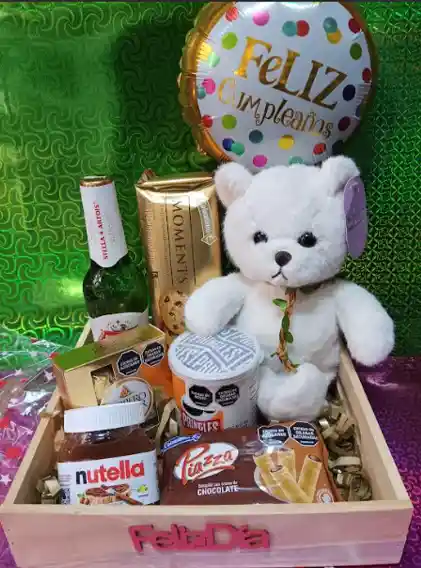 Caja Peluche Cumple