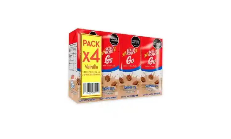 Sello Rojo Pack Bebida Lactea