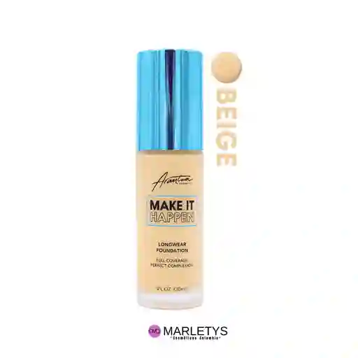 Base Maquillaje Arantza - Tono A3 Beige