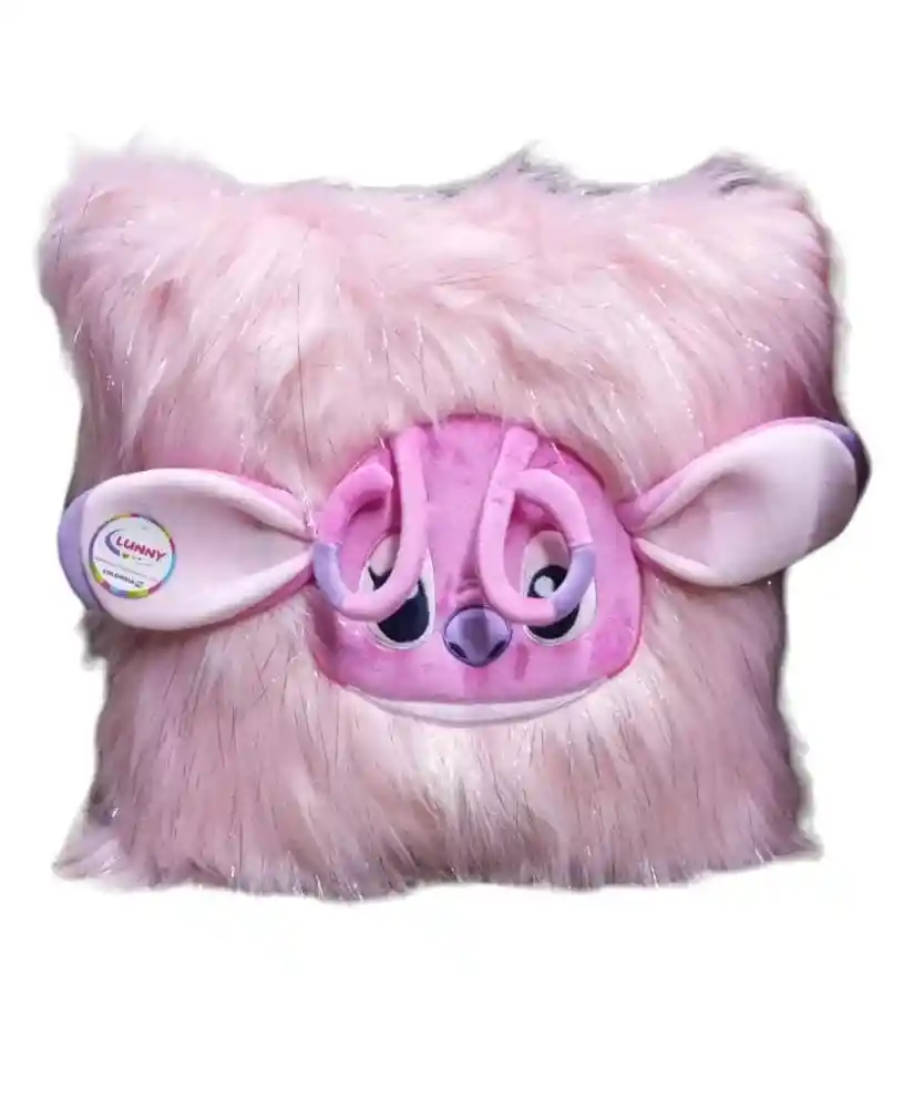 Cojin Peluche Pelo Largo Personaje Angel Serie Lilo Stitch