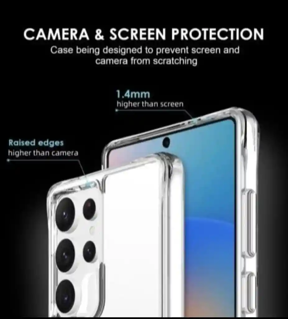 Estuche Para Samsung Galaxy S25 Ultra Antigolpes Space Pro En Clear