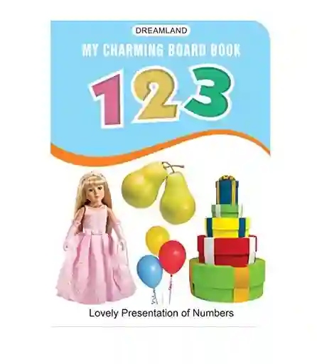 Libro Educativo My Charming Board Book 123 Para Niños