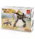 Juego Bloques Construcción Robot Titan2 En 1 Para Niños