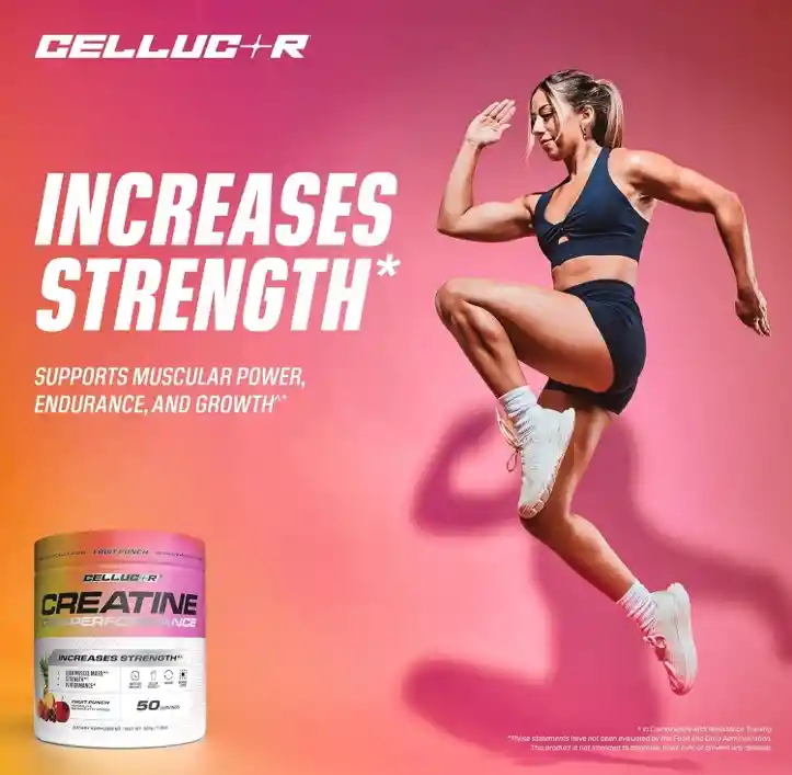 Creatina Monohidratada Sabor Fruit Punch 50 Servicios