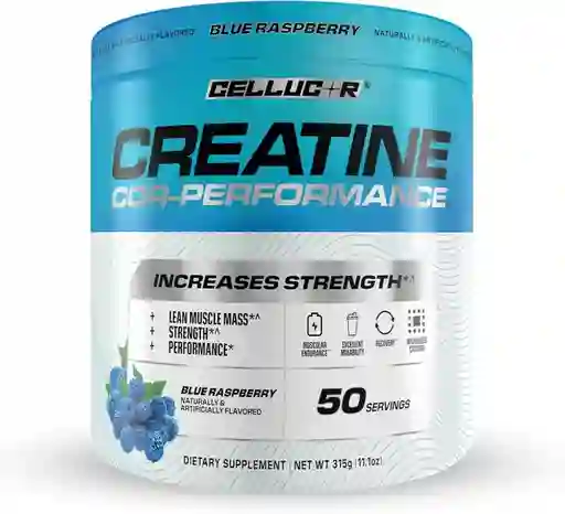 Creatina Monohidratada 50 Servicios Sabor Blueraspberry