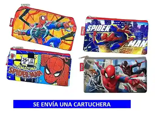 Cartuchera Para Niño 1 Bolsillo Motivo Spiderman Primavera