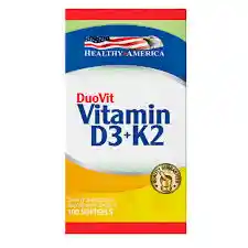 Vitamina D3 + K2 Healthy America