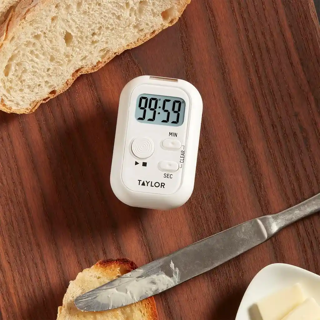 Temporizador Digital Alerta Multiple Sonido Luz Para Receptas Y Comidas Taylor