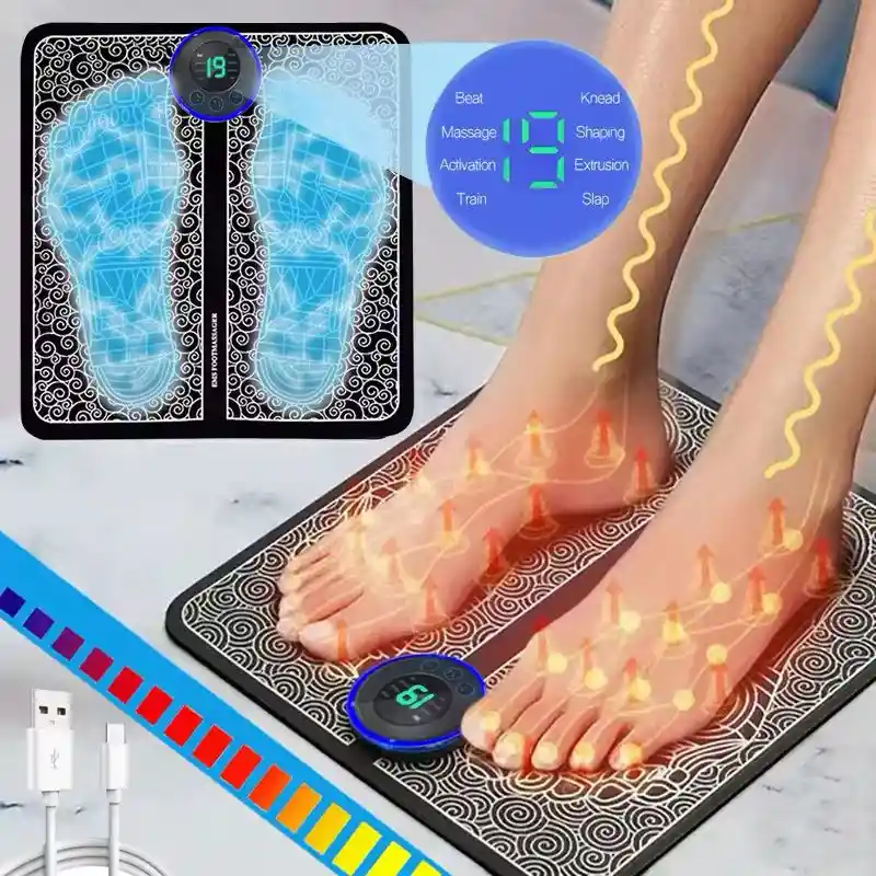 Masajeador Eléctrico Portátil Para Masaje De Pies Genérica Ems 110v