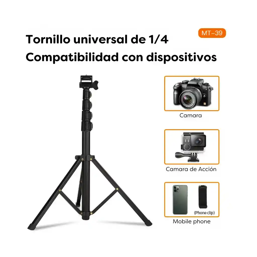 Tripode Para Celulares Mt-39