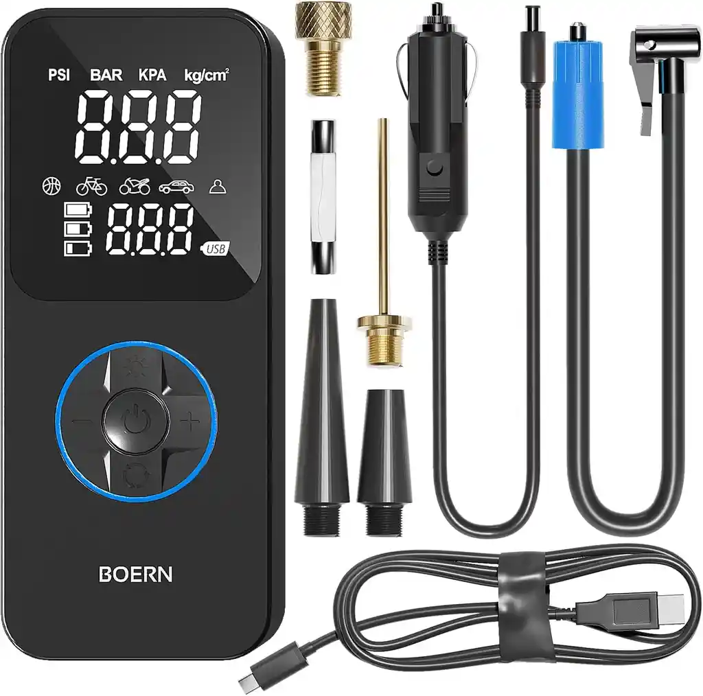 Inflador Mini Compresor Llantas Bateria Portatil