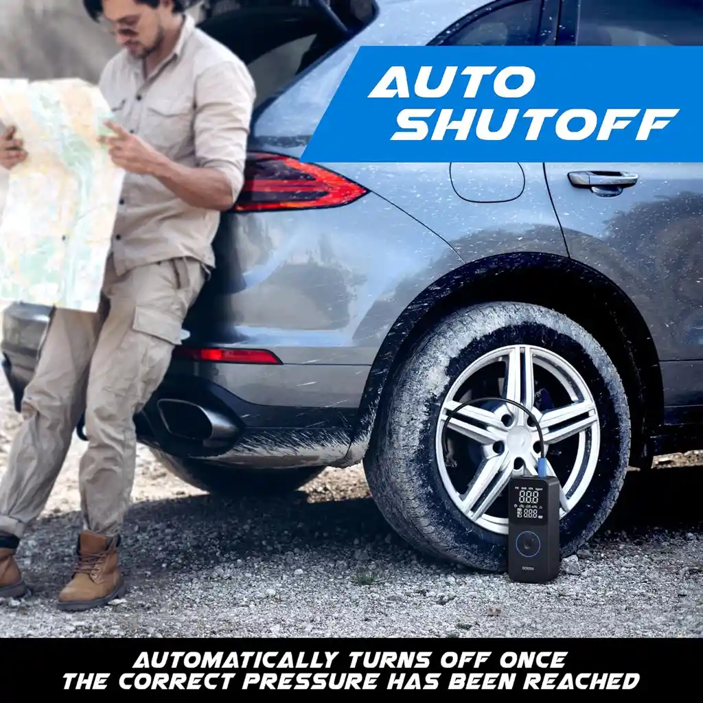 Inflador Mini Compresor Llantas Bateria Portatil