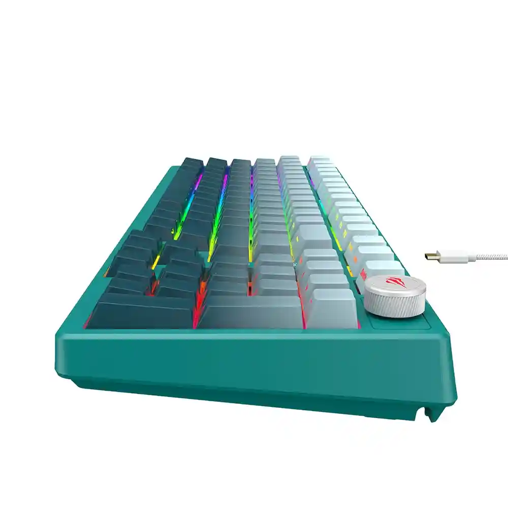 Teclado Mecanico Havit Programable Color Azul / Iluminacion Full Rgb / Kb899l