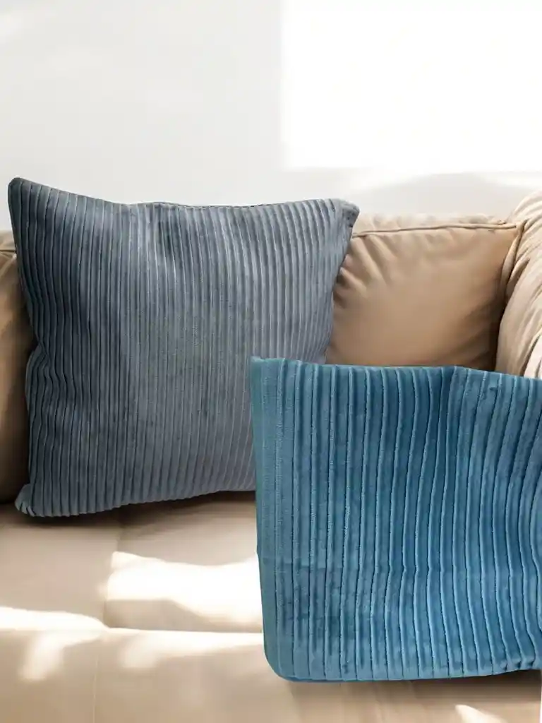 Funda Forro Para Almohada Diseño Acanalado 45cm
